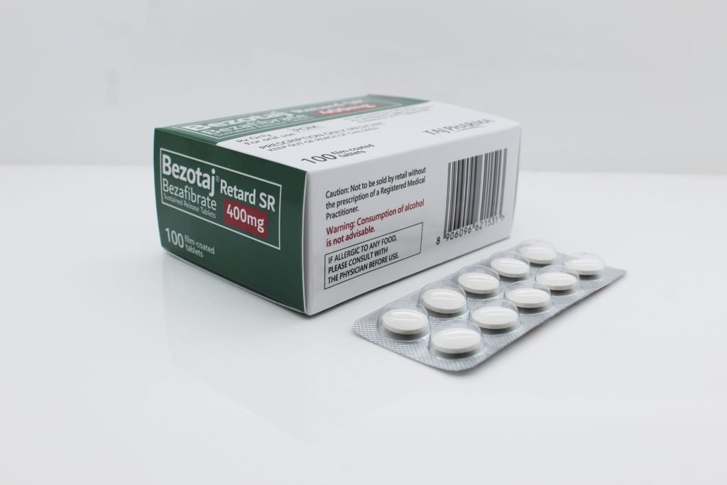 Experience the Benefits of Taj Pharma's Bezafibrate Tablets 400mg