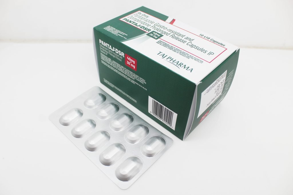 Pantoprazole Sodium GR 40mg and Domperidone PR 30mg capsules Manufacturers PAN India, Suppliers