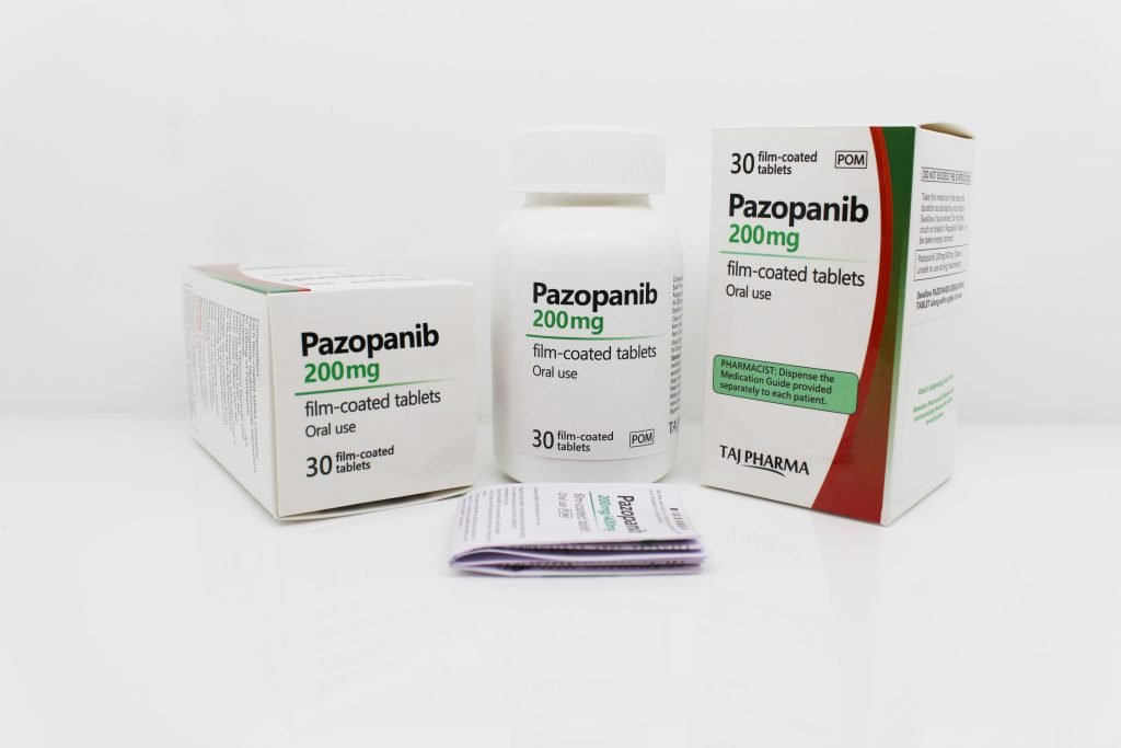 Third Party Pazopanib film-coated Tablets 200mg Manufacturer Suppliers in India