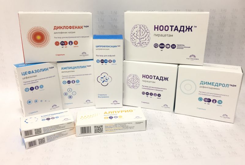 WHO-GMP certified pharmaceutical tablets, ointments, creams and lotions manufactured by Taj Pharma India Ltd for Turkmenistan healthcare supply