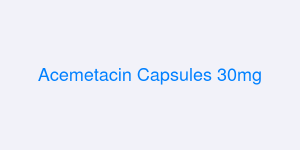 Acemetacin Capsules 30mg