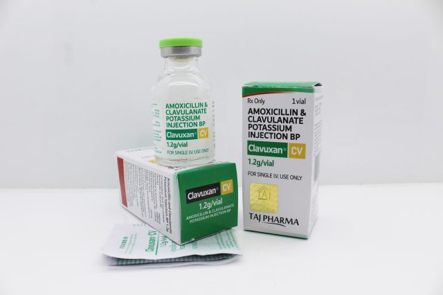 Amoxicillin and Clavulanate Potassium for Injection 1.2gm (Clavuxan CV)