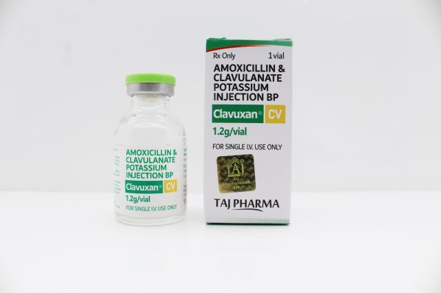 Amoxicillin and Clavulanate Potassium for Injection 1.2gm (Clavuxan CV)