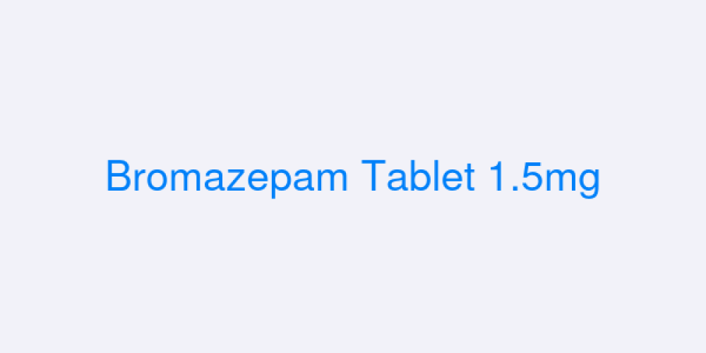 Bromazepam Tablet 1.5mg