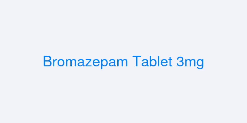 Bromazepam Tablet 3mg