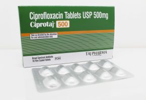 Ciprofloxacin hydrochloride Tablet USP 500mg