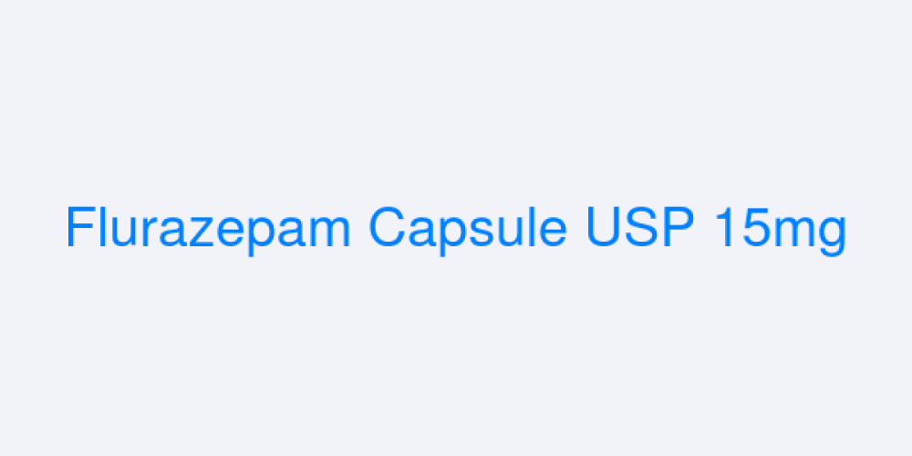 Flurazepam Capsule USP 15mg