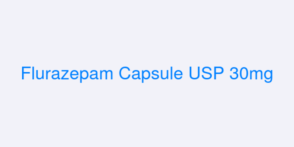 Flurazepam Capsule USP 30mg