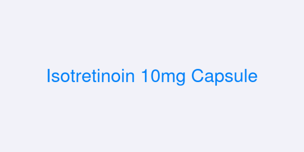 Isotretinoin 10mg Capsule