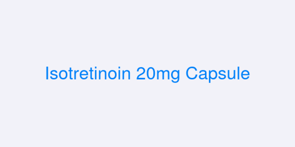 Isotretinoin 20mg Capsule