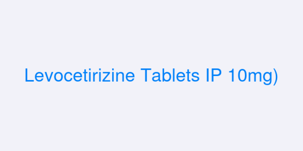 Levocetirizine Tablets IP 10mg