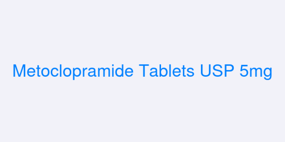 Metoclopramide Tablets USP 5mg