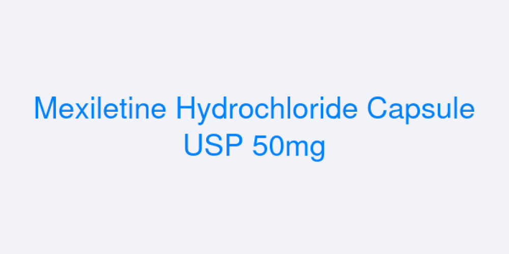 Mexiletine Hydrochloride Capsule USP 50mg