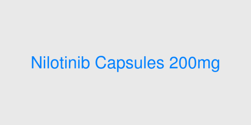Nilotinib Capsules 200mg