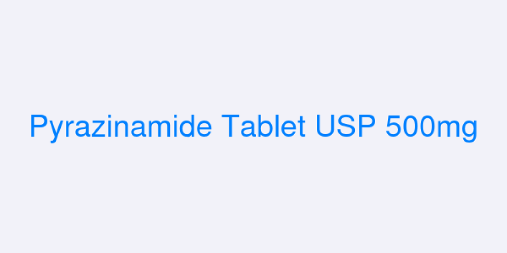 Pyrazinamide Tablet USP 500mg