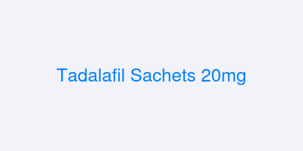 Tadalafil Sachets 20mg