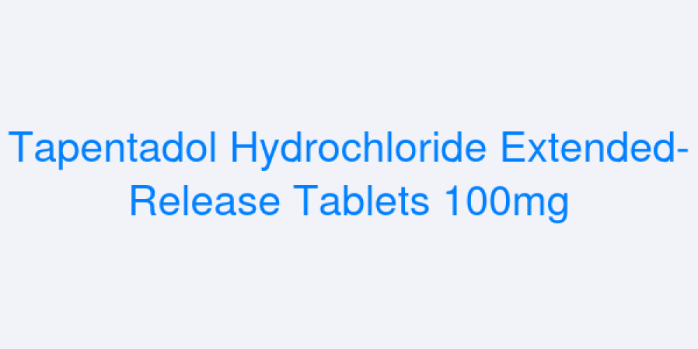 Tapentadol Hydrochloride Extended-Release Tablets 100mg