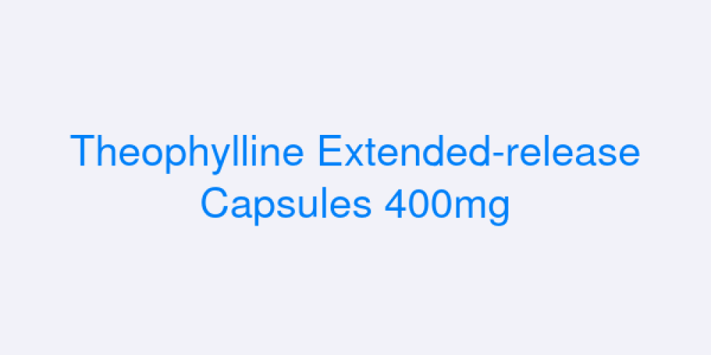Theophylline Extended-release Capsules 400mg