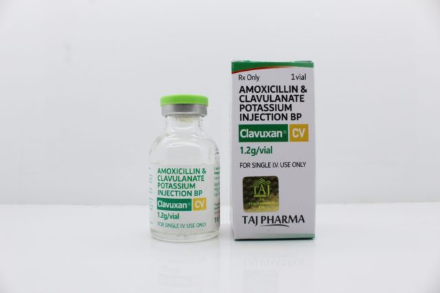 Amoxicillin and Clavulanate Potassium for Injection 1.2gm (Clavuxan CV)