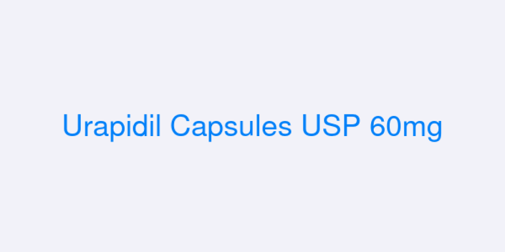 Urapidil Capsules USP 60mg